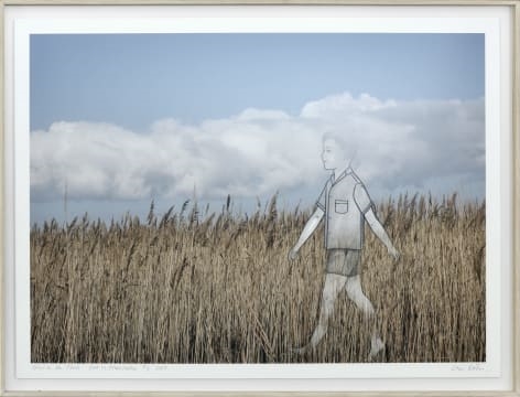 Artwork by Lien Botha, Head in the Clouds, from the Lost in Translation Series, Made of photograph