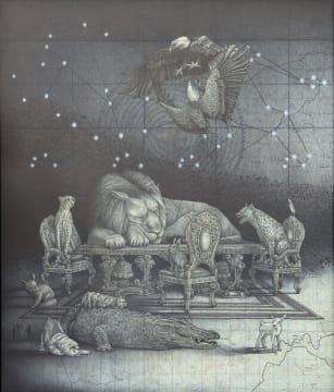 Safely Passed Slumber and into the Realm of Dreams (Reason Sleeps On) by Stephen Rosin, dated 2024