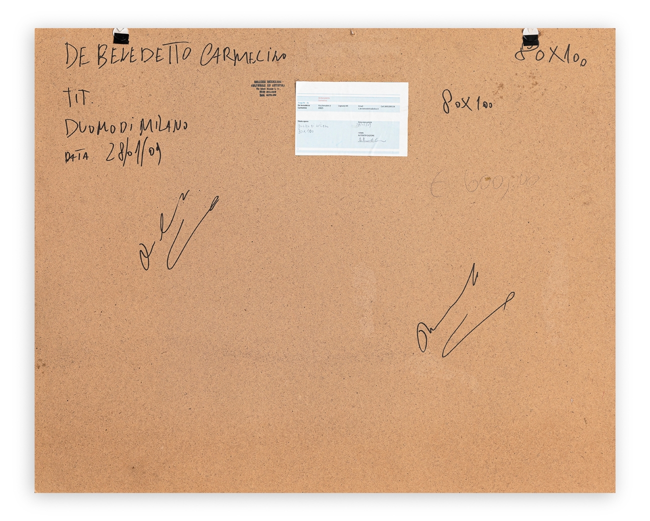 Artwork by Carmelino de Benedetto, Duomo di Milano, Made of mixed media on masonite