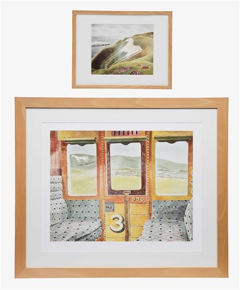 Eric Ravilious | Train landscape | MutualArt