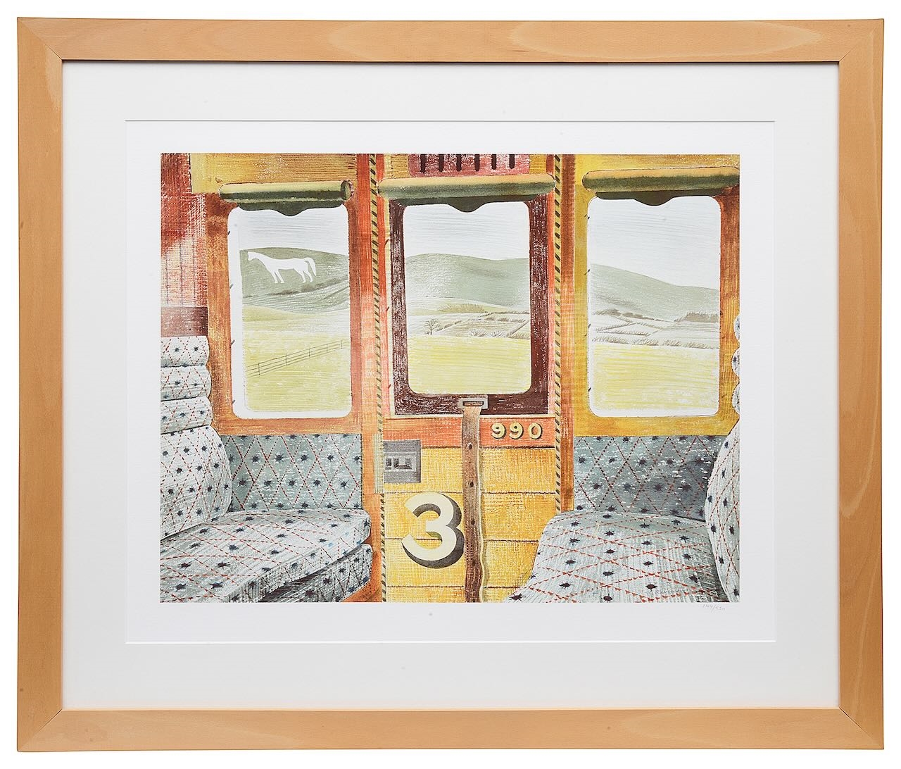 Eric Ravilious | Train landscape | MutualArt