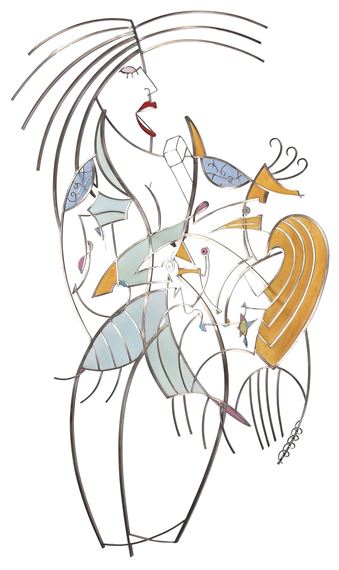 Dan Dailey Wall Sculpture