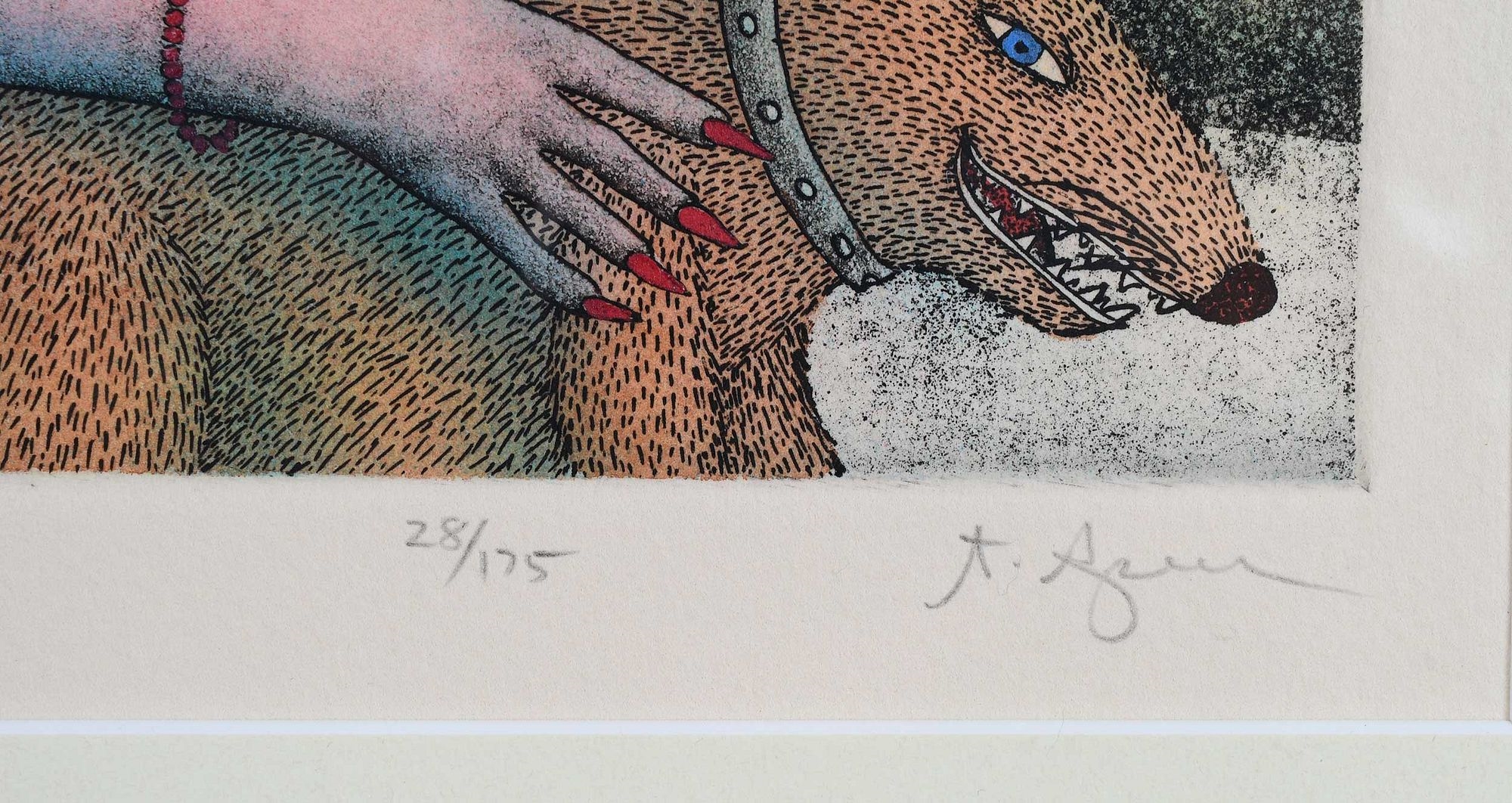 Artwork by T. P. Speer, Two Etchings, Made of color etching