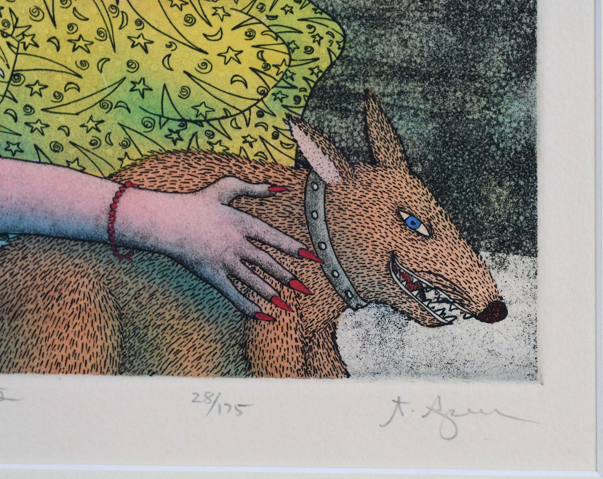 Artwork by T. P. Speer, Two Etchings, Made of color etching