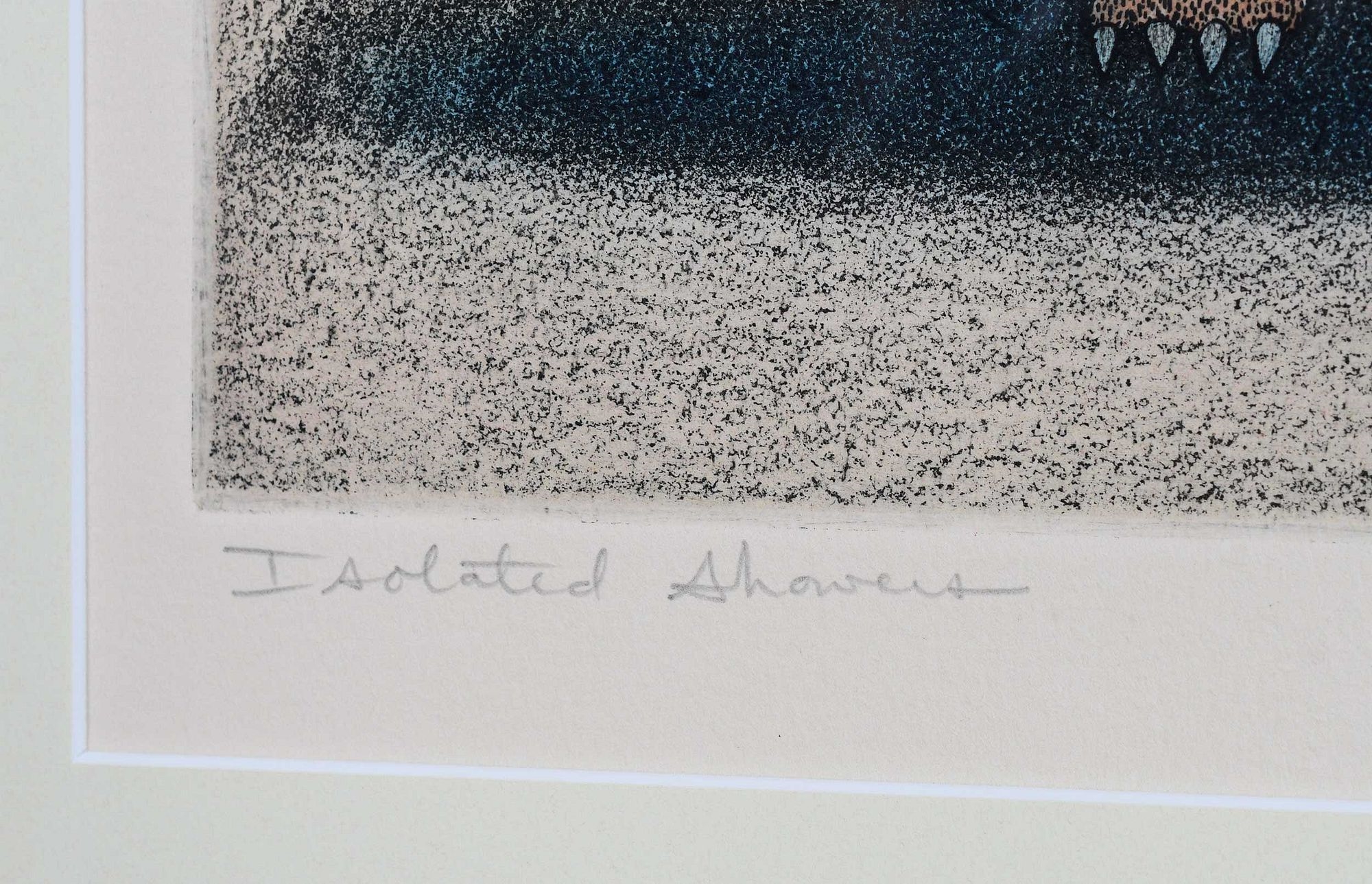 Artwork by T. P. Speer, Two Etchings, Made of color etching