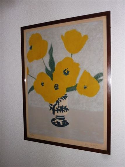 Vase of flowers by Pierre Boncompain