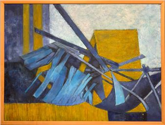 Vera Warrender (British modern school, 20th century), Still Life No. 3, oil on board, Artist’s label to verso, 61cm x 81cm. - Vera Warrender