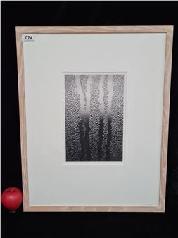 A striking Con Kelleher original artist's proof photography print tiled 'Bedroom Window III'. Housed in a wooden frame. - Con Kelleher