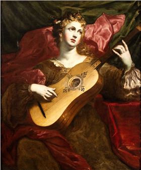 Saint Cecilia or the Allegory of Music - Angelo Solimena