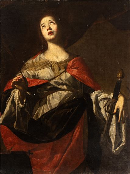 Bernardo Cavallino | Saint Catherine of Alexandria | MutualArt