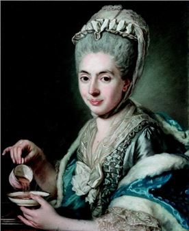 Portrait of Ursule COCHOIS (1735-1778) - Suzanne Roslin