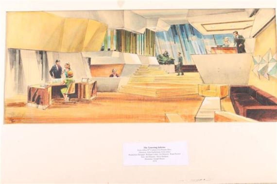 Joseph Musso | Irwin Allen | Joseph Musso Signed Original office Design ...