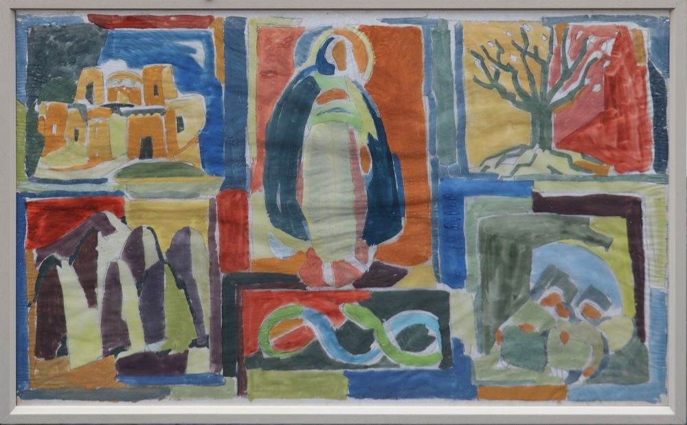 Elizabeth Rivers | STUDY FOR OUR LADY OF THE APOCALYPSE (1903 - 1964 ...