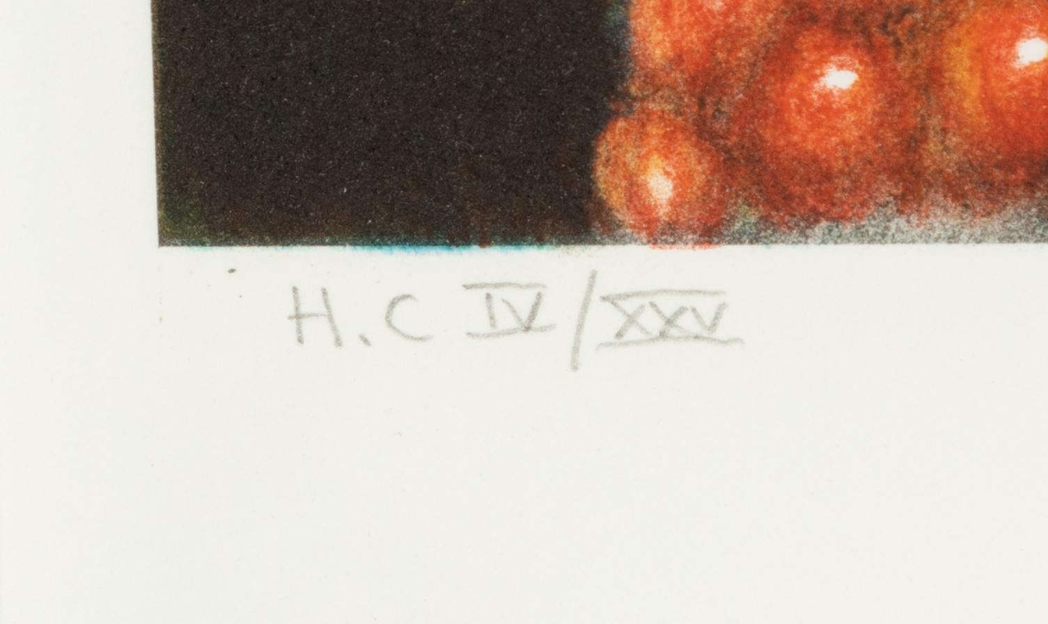 Artwork by Ernst Billgren, Ernst Billgren, "Stad vid vatten" – From "Vid vägens slut, Made of colour lithograph