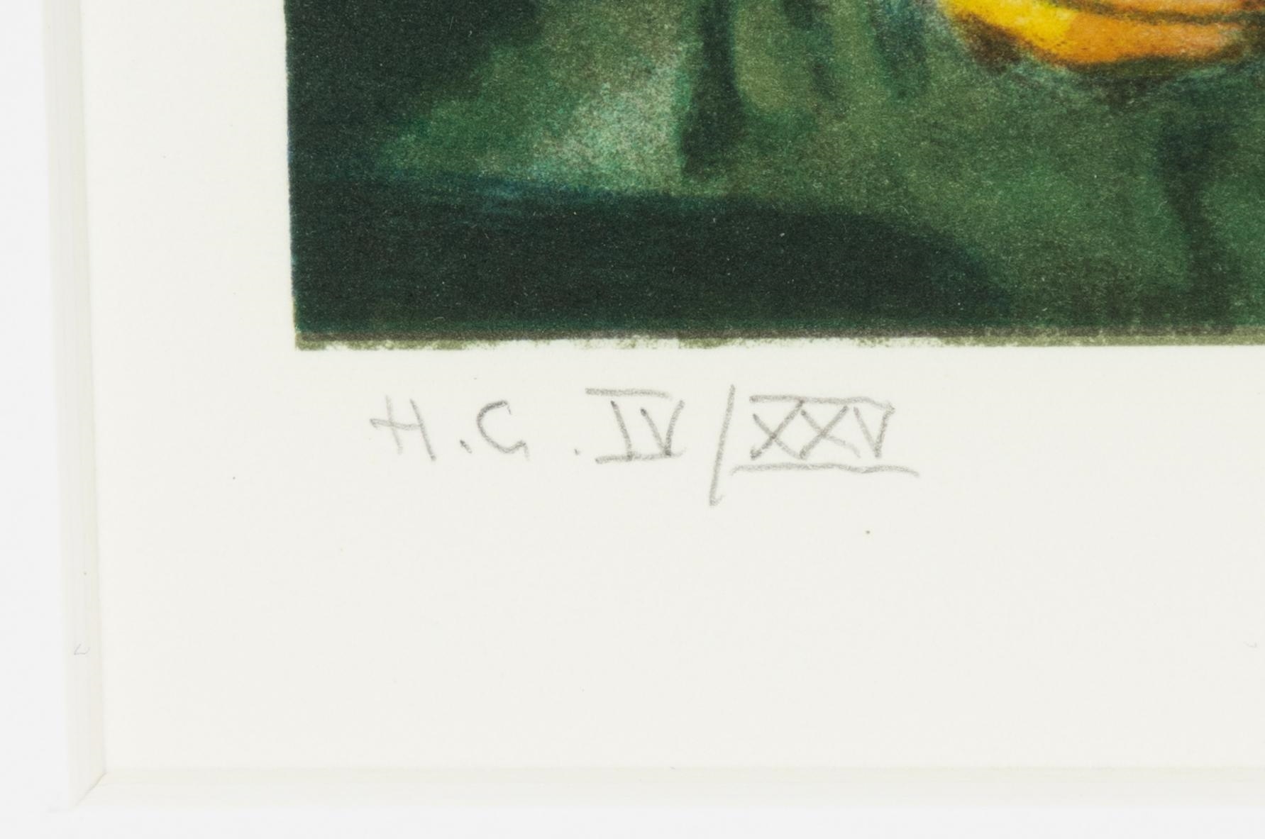 Artwork by Ernst Billgren, Ernst Billgren, "Pallaren" - From "Vid vägens slut, Made of colour lithograph