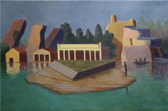 CITY by THE LAKE by Stephen McKenna, dated 2006
