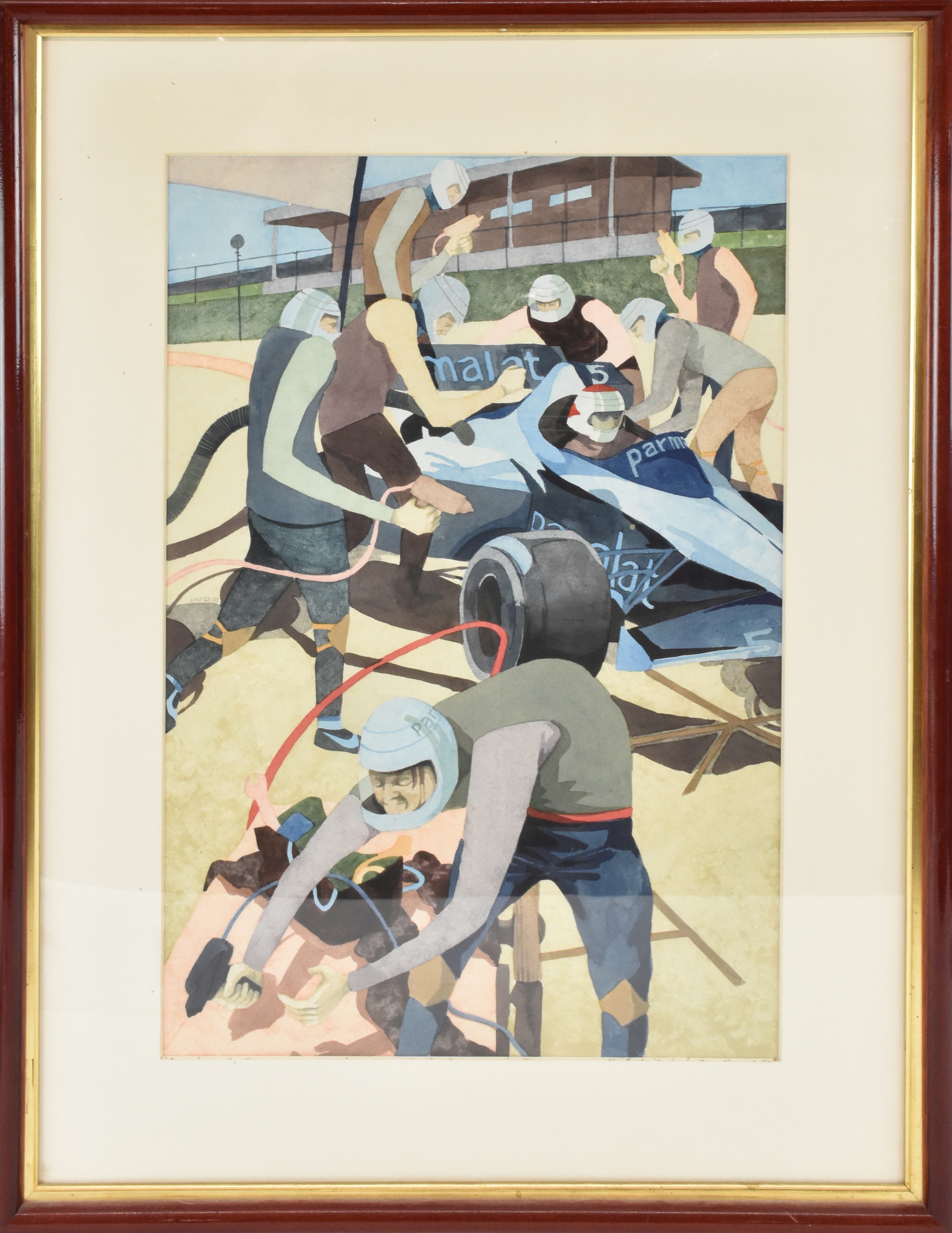 George Large | GEORGE LARGE RBA RI (born 1936); watercolour (83 ...