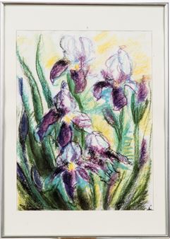 "Blaue Lilien" - Franz Ziegler