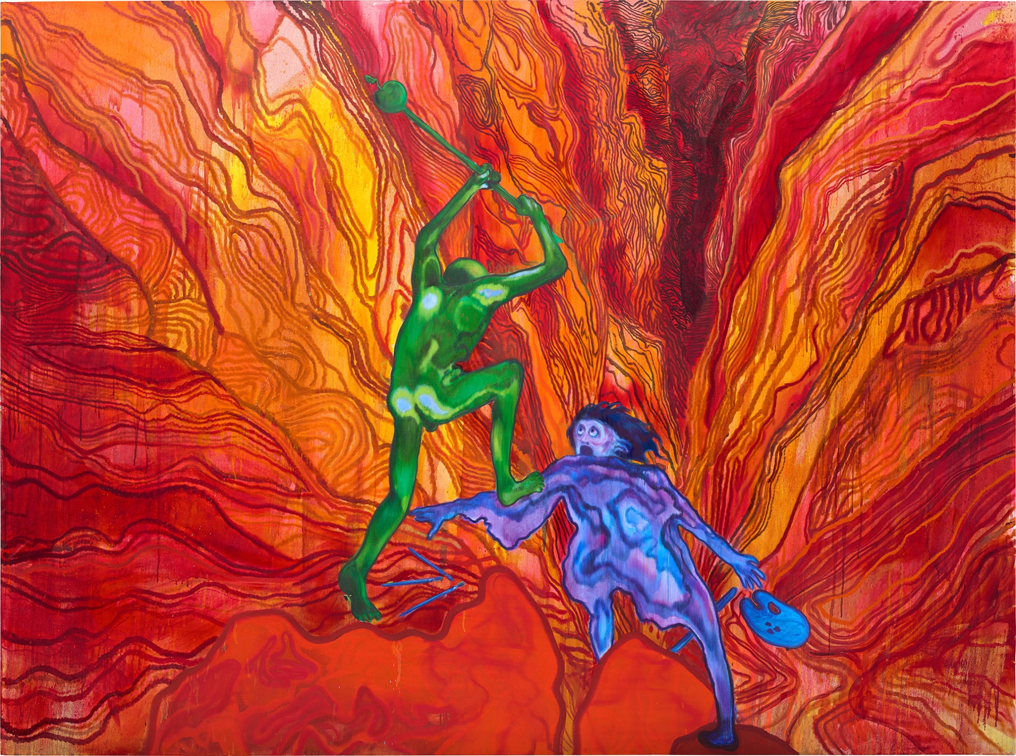Daniel Richter | Death of the Esoteric Painter (2011) | MutualArt