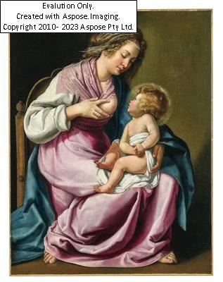 Madonna and Child by Artemisia Gentileschi