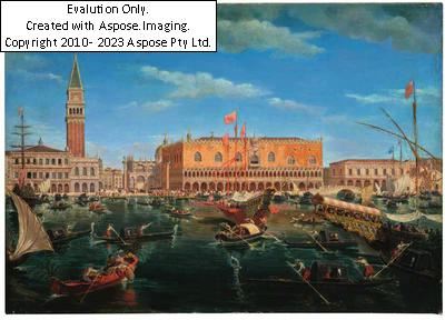 The Moro with the return of the Bucintoro, Venice by Francesco Zanin