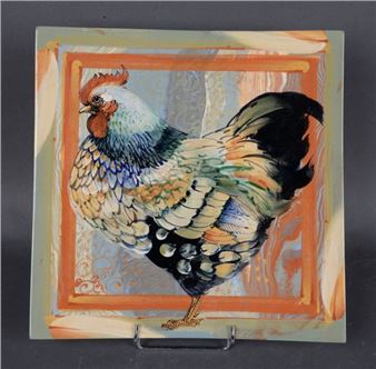 Jeanine Pierre GUAL, Mixed terra cotta centerpiece with poly - Lot 300 - Jeanine Pierre Gual