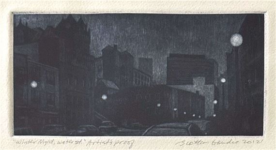 Winter Night, Water St. by Scott Goudie, 2012