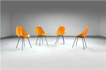 Quattro sedie mod. Medea - Vittorio Nobili