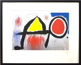 composition abstraite - Joan Miró