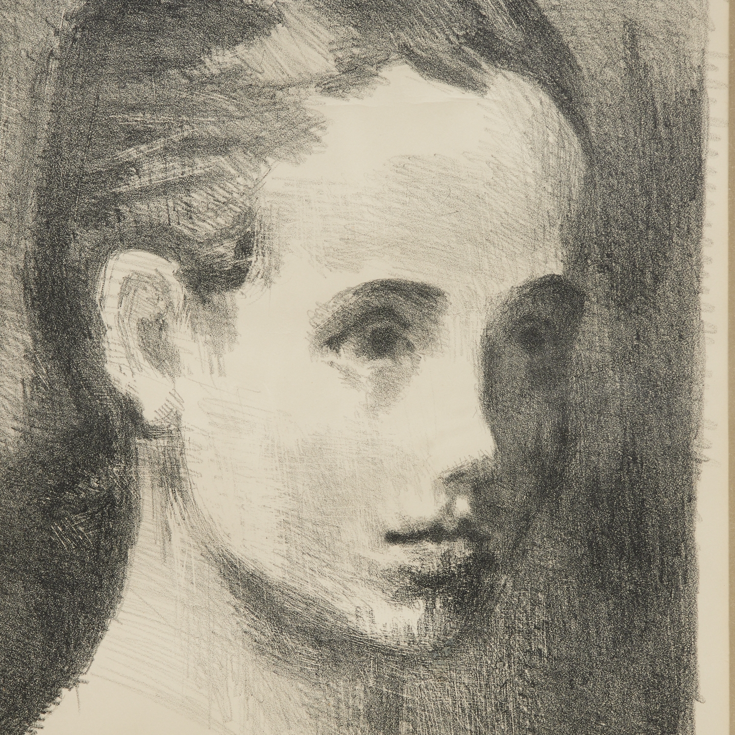 Raphael Soyer | Portrait of a Young Girl (1960) | MutualArt