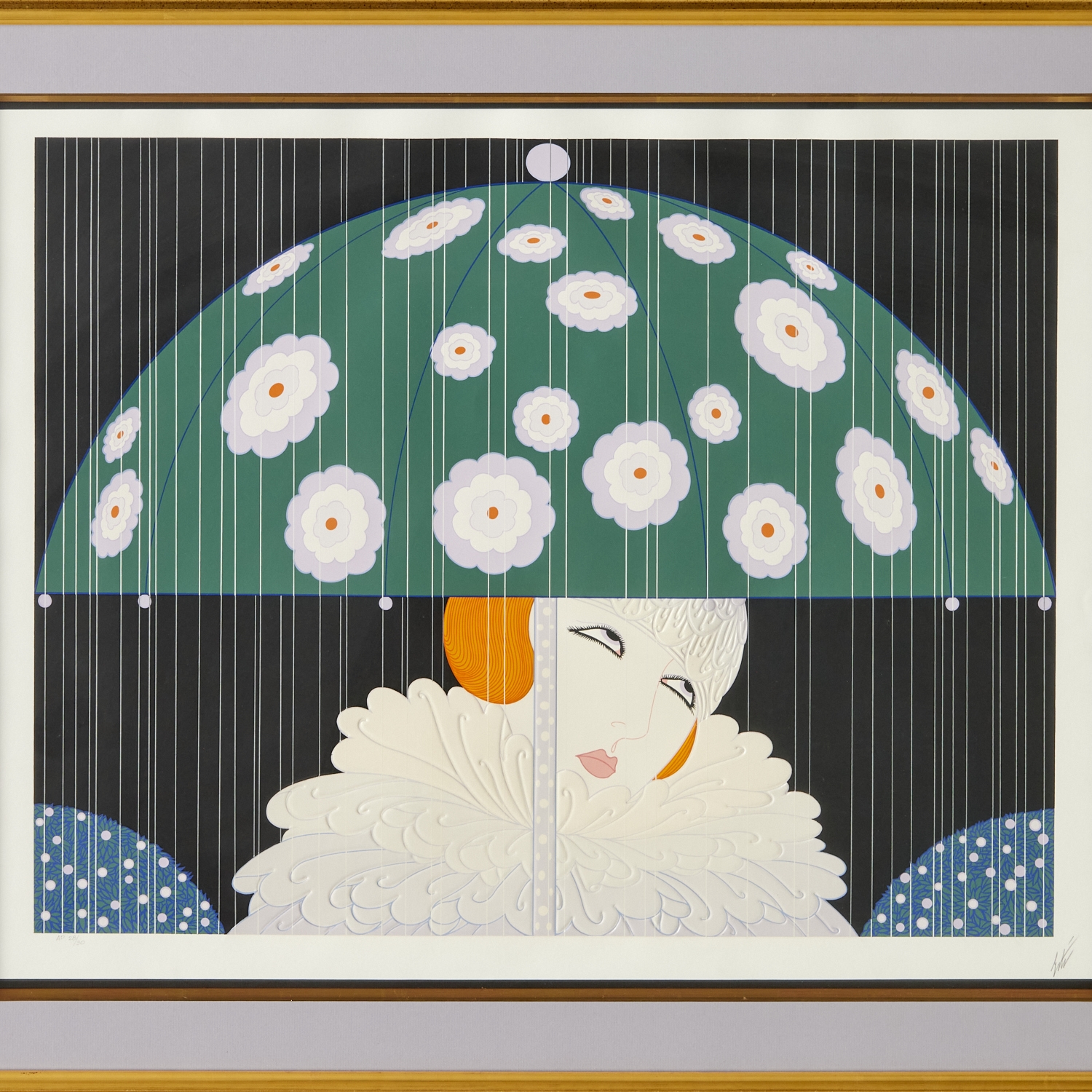 Erté | Spring Rain | MutualArt