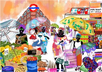 Inside Her Lively Landscapes, Illustrator Fiona Quadri Is Exploring “Queerness, Race and Belonging”