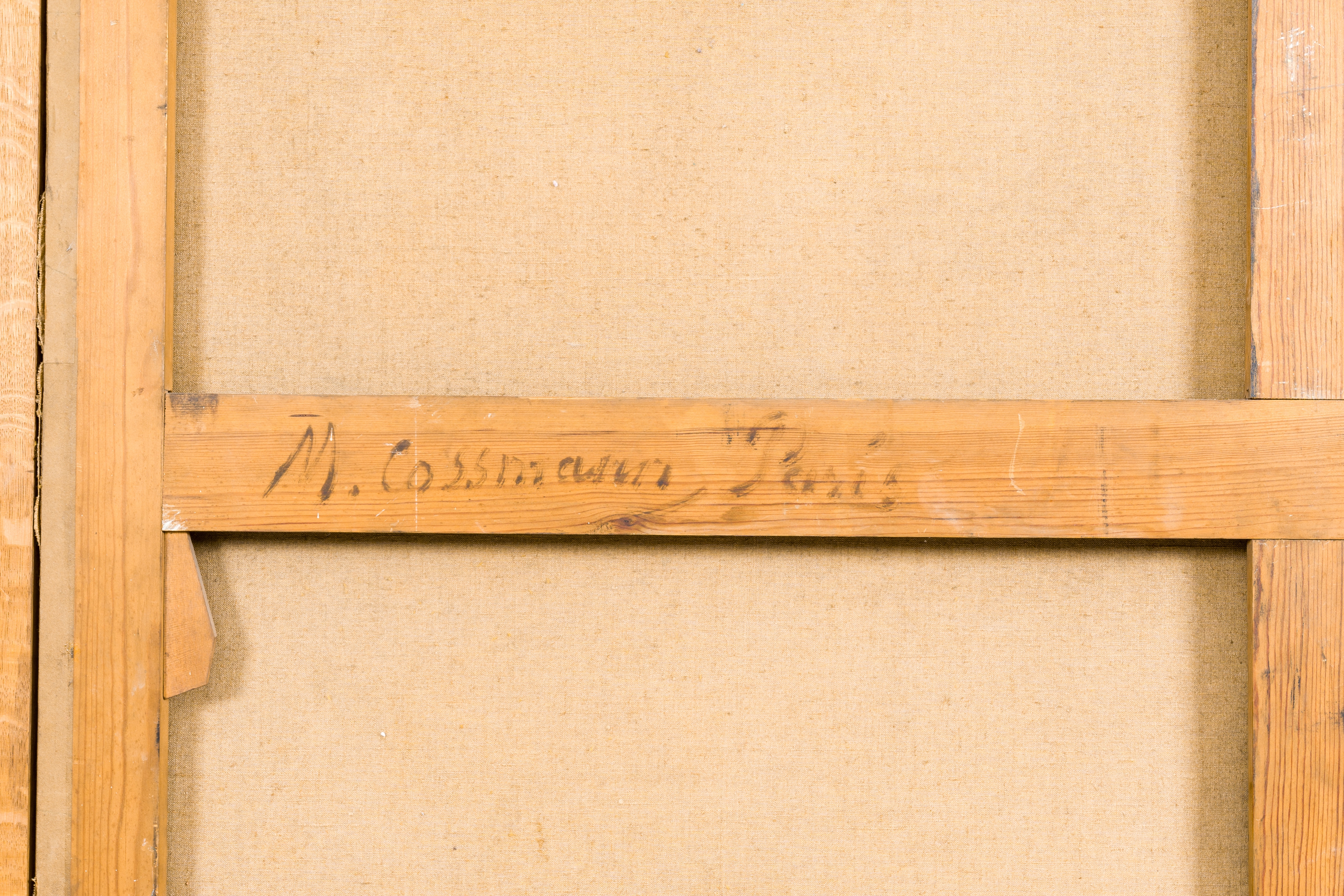 Artwork by Herman Maurice Cossmann, The tambour player, Made of oil on canvas