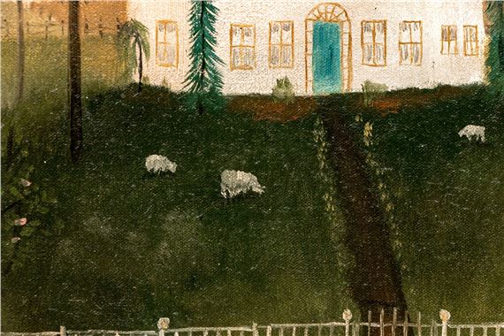 Elizabeth Gilkey | Houses With Towering Trees (1989) | MutualArt
