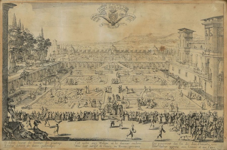 Jacques Callot | Jacques Callot, after Parterre du palais de Nancy ...