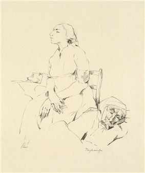 Die Opfer. 10 Steinzeichnungen - Hermann Ebers