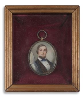 Mr King by John Mix Stanley, ca. 1850, Ancestor of Gene Woodburn - John Mix Stanley