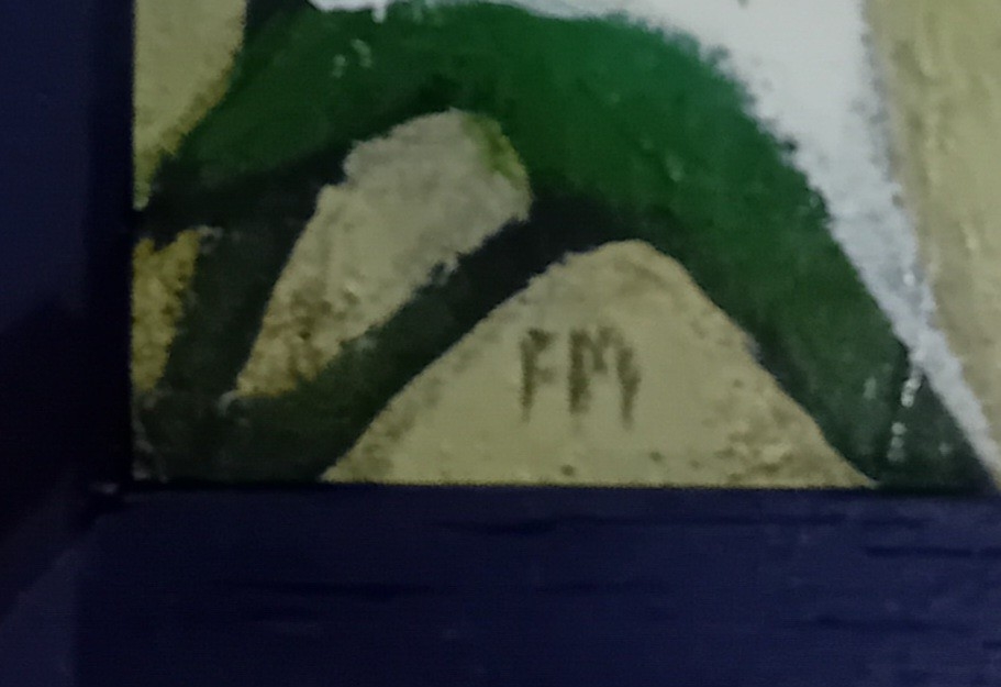 Artwork by Fiona Meller, Acrylic on board titled 'Winter Woods', Made of Acrylic on board