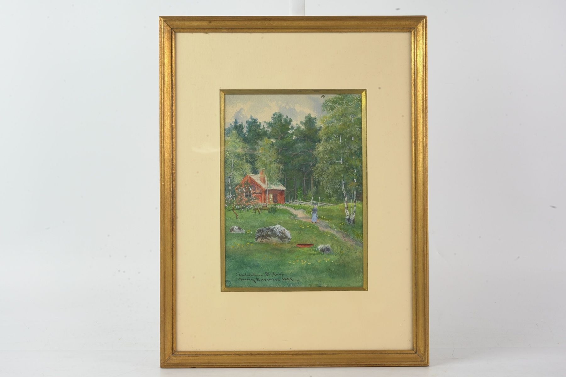 Artwork by Conny Burman, akvarell på papper, Made of Sand