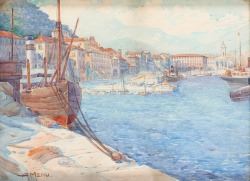 Nice vu du port - Alfred Menu
