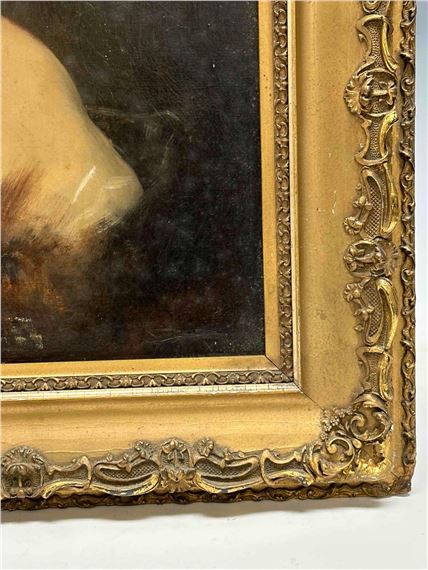 Henri Rondel | Continental School Portrait of a Maiden Oil on Canvas ...