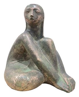 CHUCK DODSON Signed Female Nude Sculpture - Chuck Dodson
