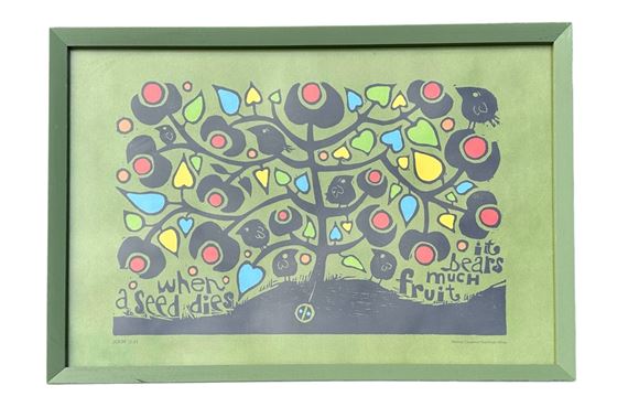 Meinrad Craighead | MEINRAD CRAIGHEAD Mid Century Woodcut in Frame ...