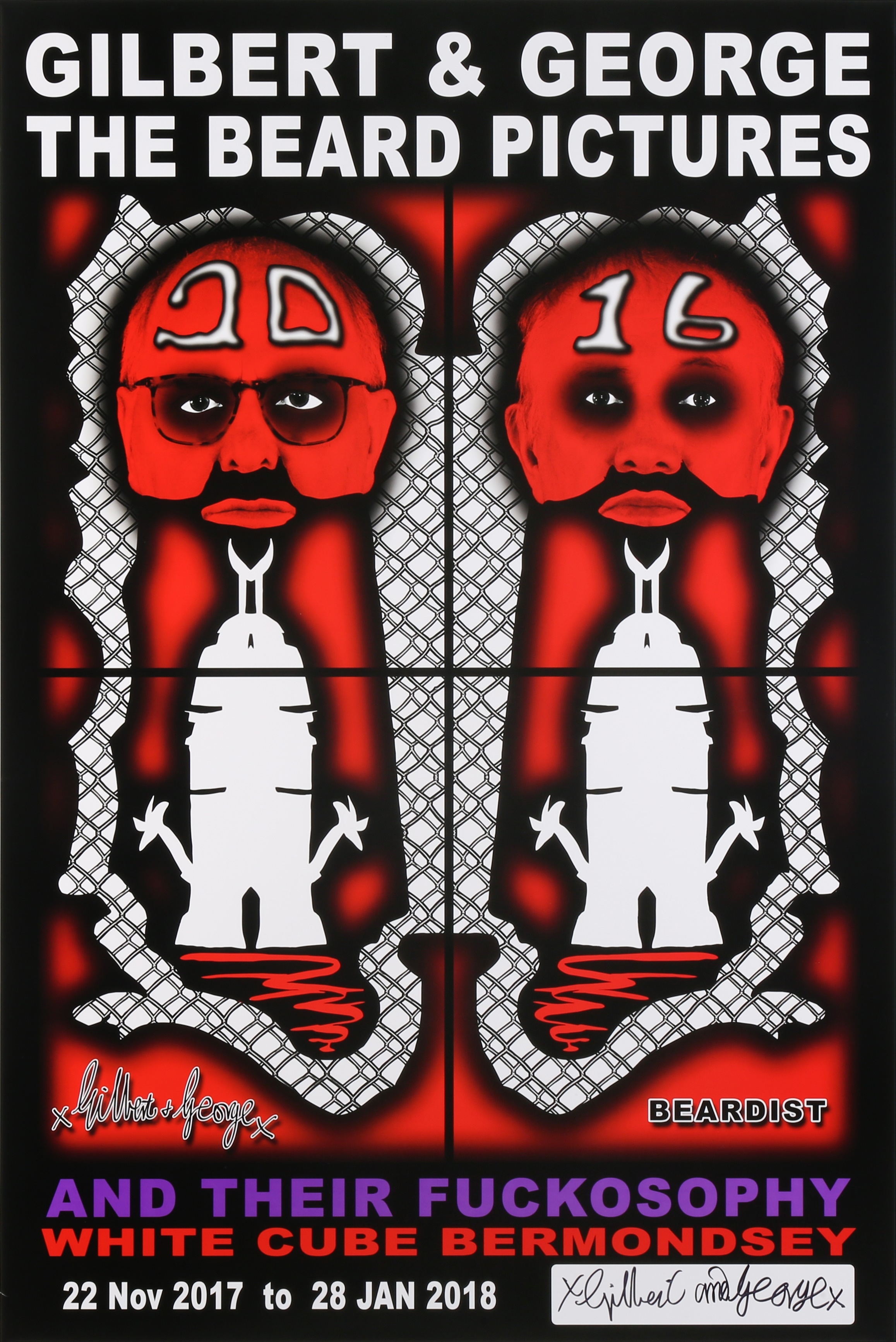 Gilbert & George | The Beard Pictures | MutualArt