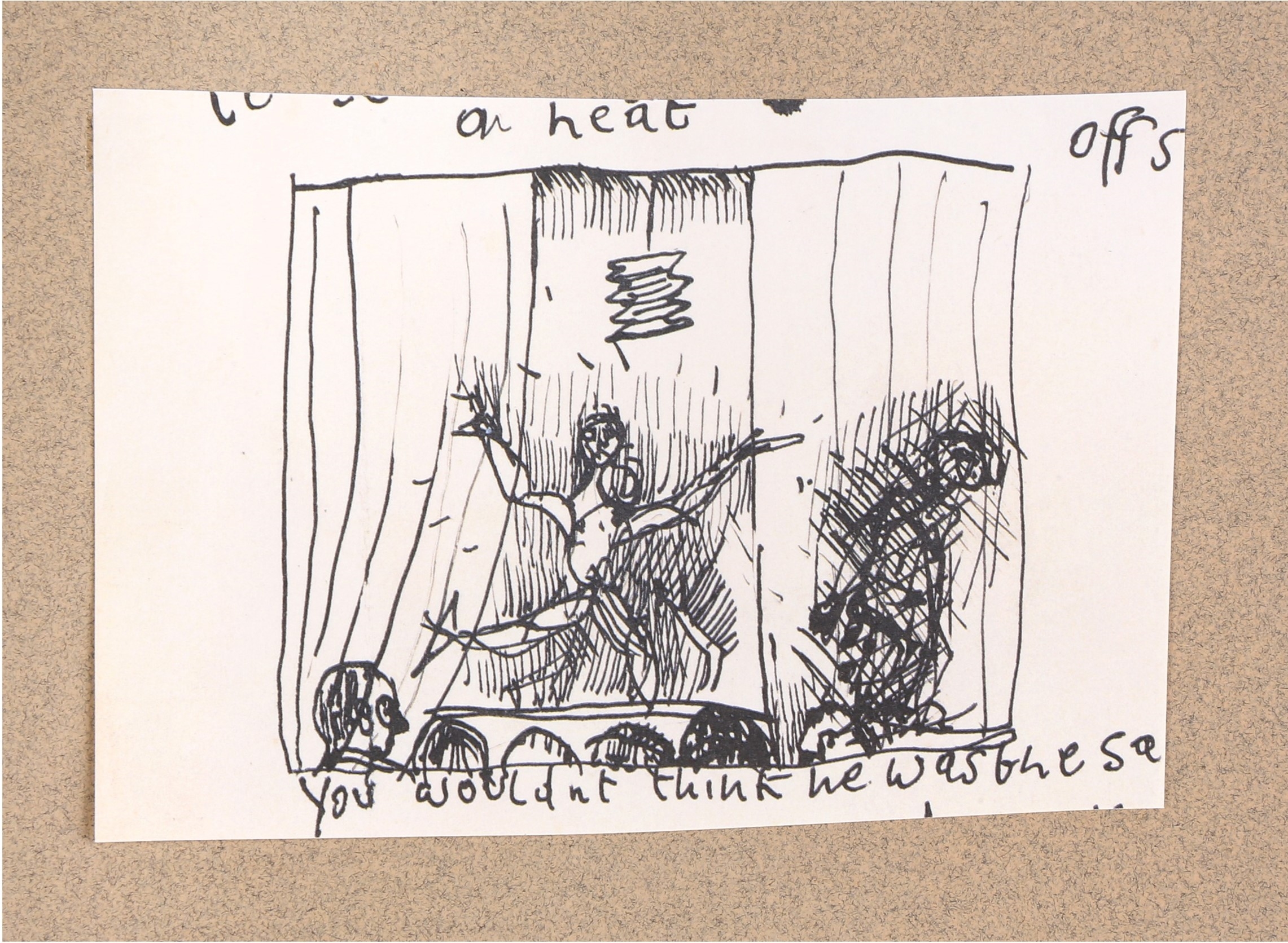 Artwork by Lucian Freud, Encore c.1949, Made of offset lithograph mounted on card