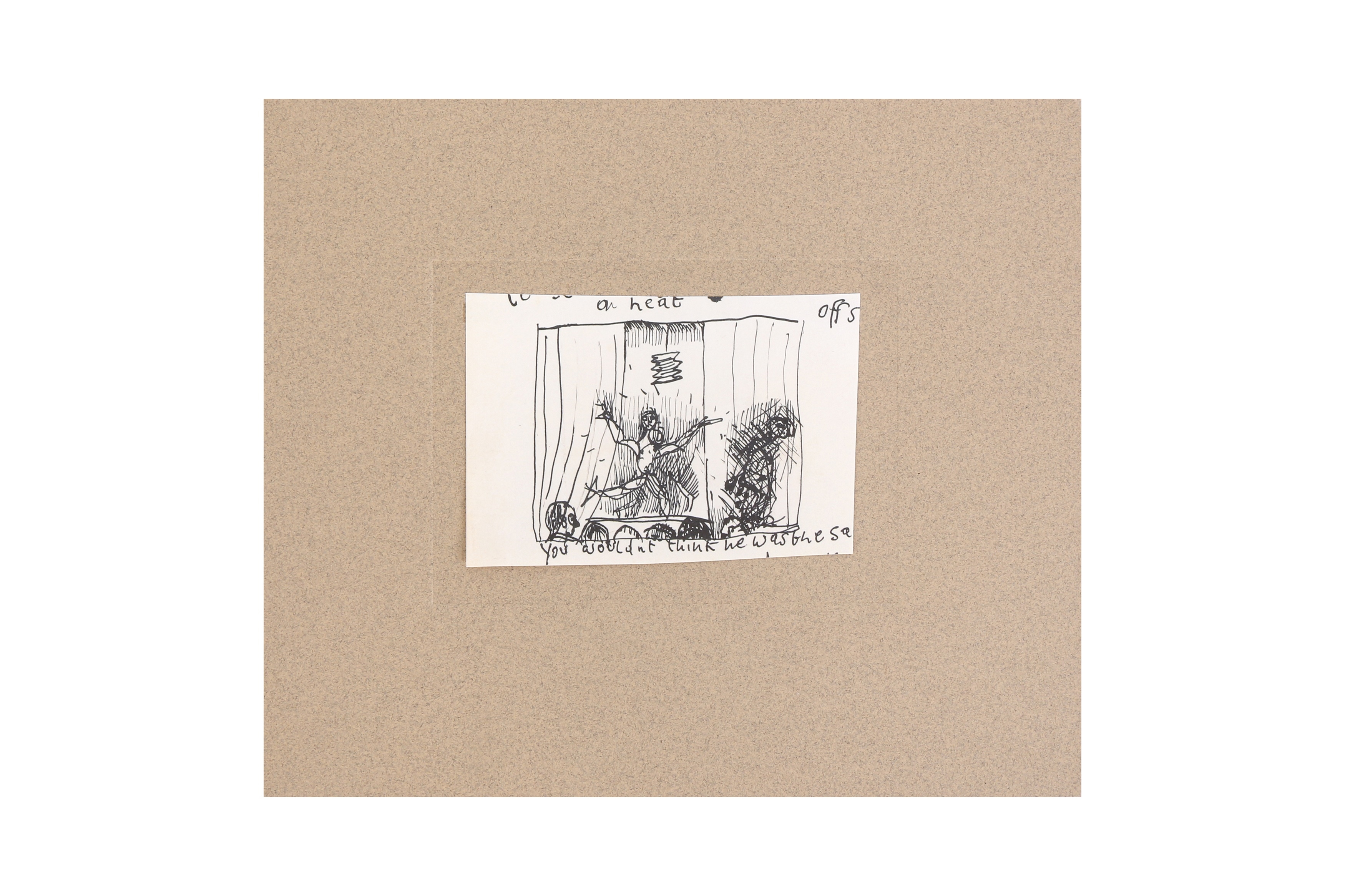 Artwork by Lucian Freud, Encore c.1949, Made of offset lithograph mounted on card