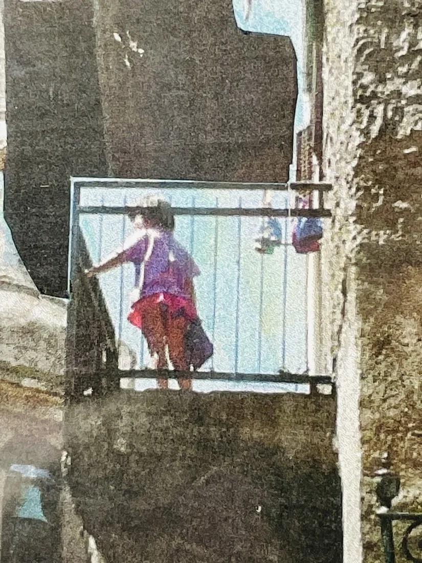 Artwork by Betty Warner Sheinbaum, Mixed Collage-Gouache by Betty Warner Sheinbaum Titled -Giglio I, Made of collage and gouache painting