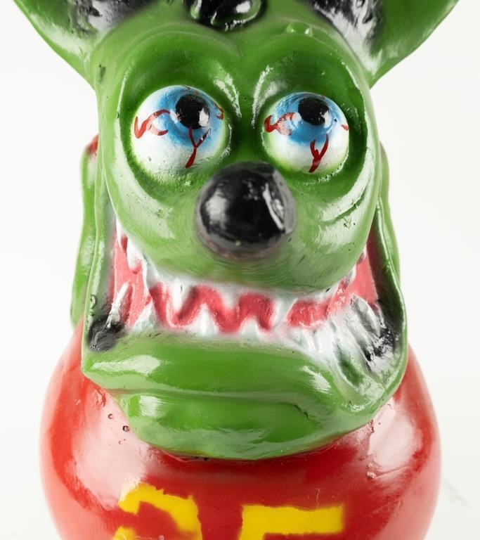Ed Roth | Retro Rat Fink Metal Statue (1950s) | MutualArt