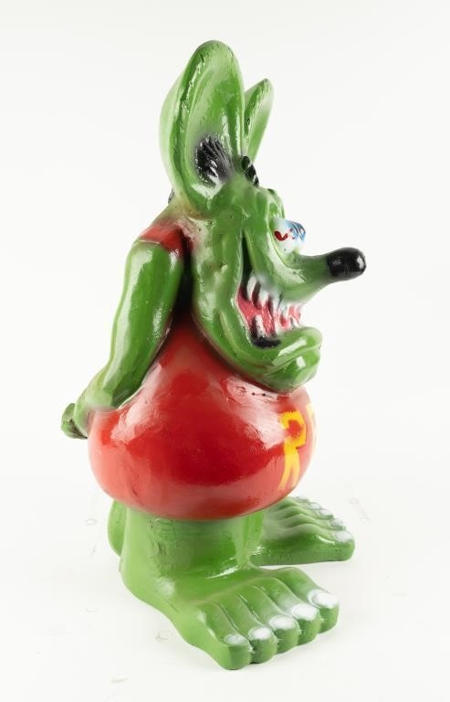 Ed Roth | Retro Rat Fink Metal Statue (1950s) | MutualArt