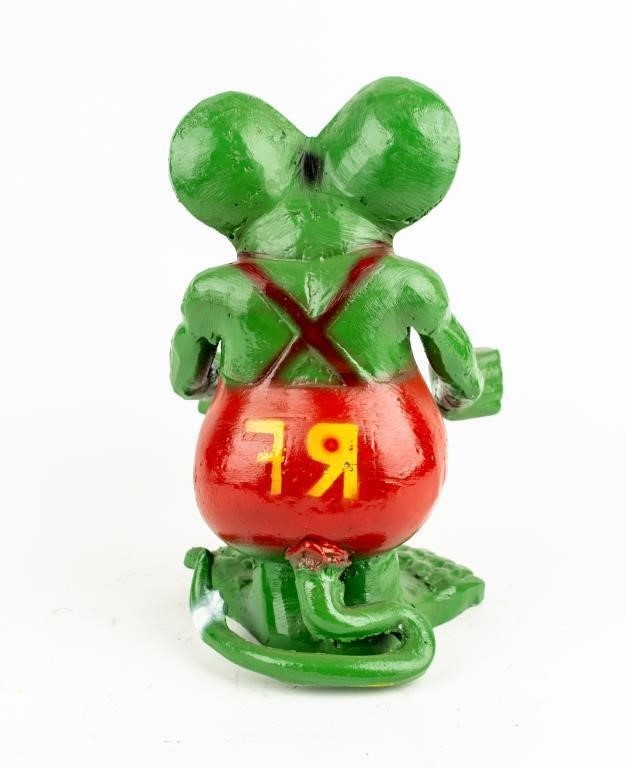 Ed Roth | Retro Rat Fink Metal Statue (1950s) | MutualArt
